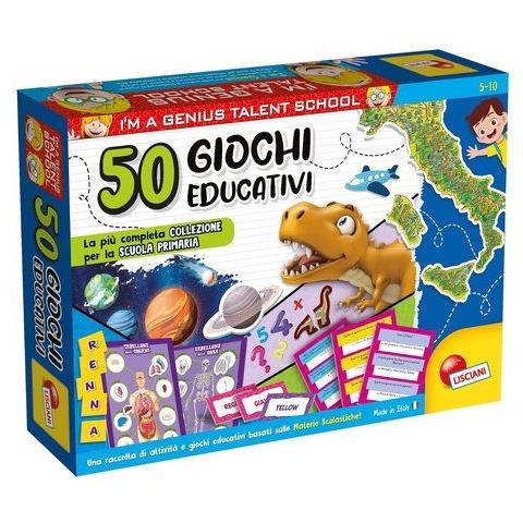 Gioco Educativo Lisciani 107421 I'm A Genius Raccolta 50 Giochi - Foto 1