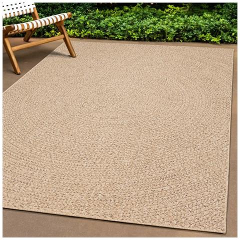 Tappeto Zizur 240x340 Cm Aspetto Iuta Per Interni Ed Esterni - Foto 1