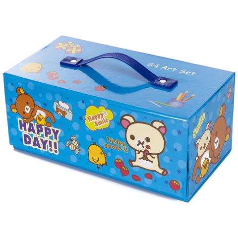 Set Di Pittura In Valigetta Con Cassetti, 54 Pezzi. Include Matite, Acquerelli, Pennarelli, Cere E Accessori. - Foto 2