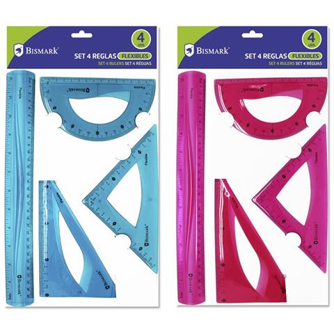 325010 set di righelli 4 pz Cloruro di polivinile (PVC) - Foto 4