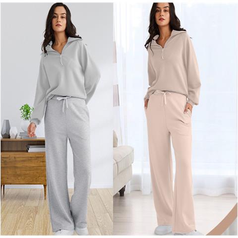 Pantaloni Casual A Vita Alta Gray M - Foto 5