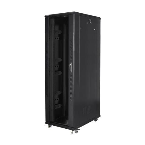 Lanberg FF01-8242-12B, Rack indipendenti, 42U, 800 kg, Griglie, Gestione dei cavi ottimizzata, Rotelle - Foto 1