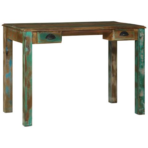 Scrivania 112x55x76 cm Legno riciclato - Foto 1
