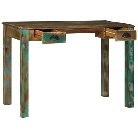 Scrivania 112x55x76 cm Legno riciclato - Foto 2