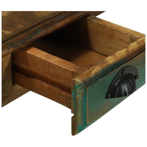 Scrivania 112x55x76 cm Legno riciclato - Foto 9