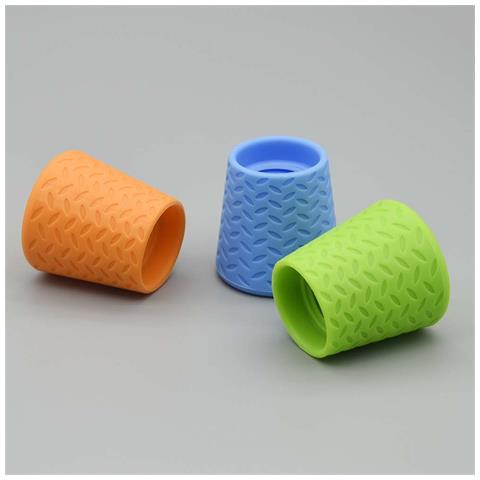Set Da 5 Testine Doccia Portatili In Silicone Per Animali Domestici - Strumento Per Bagno Esterno Green - Foto 2