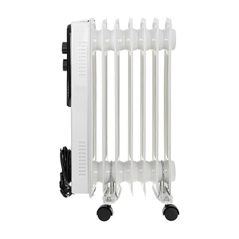 Radiatore a Olio AD 7815 da Pavimento 7 Elementi 1500 W Bianco - Foto 2
