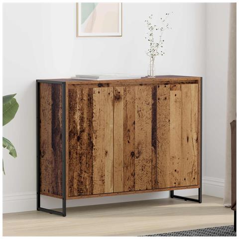 Mobile laterale Legno vecchio 96,5 x 30 x 75 cm - Foto 2