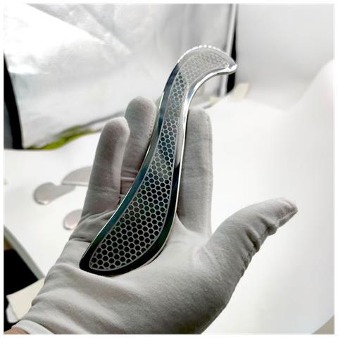 Coltello Per Fascia In Acciaio Inossidabile Design A Nido D'ape - Strumento Per Raschiamento E Rilascio Muscolare - Foto 2