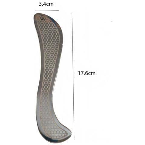 Coltello Per Fascia In Acciaio Inossidabile Design A Nido D'ape - Strumento Per Raschiamento E Rilascio Muscolare - Foto 3