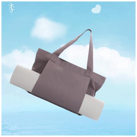 Borsa Da Yoga In Tela Per Donna, Borsa Da Trasporto Per Tappetino Da Yoga Da Esterno Grey - Foto 2