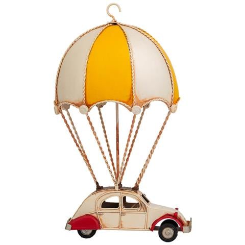 Parapendio In Metallo Giallo 18x17x31h - Foto 2