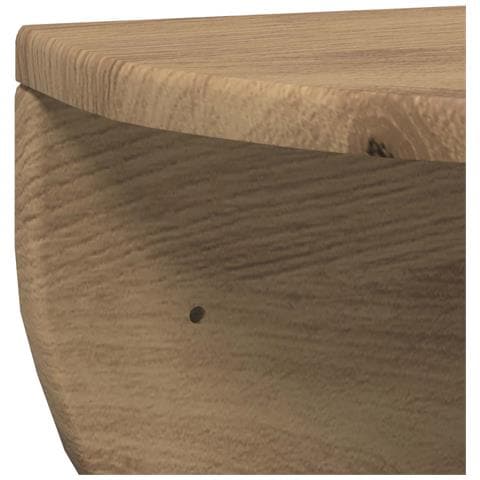 Scaffale da parete 2 pcs Rovere artigianale 48 x 24 x 24 cm - Foto 9