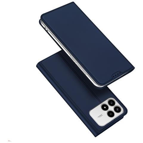 Cover per Poco F8 Pro - Pelle /PU, Blu - Foto 1