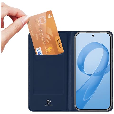 Cover per Poco F8 Pro - Pelle /PU, Blu - Foto 2