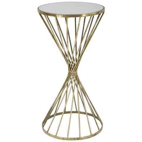 Tavolo Vkh591-oro-metallo-35x35x70 Cm - Foto 1
