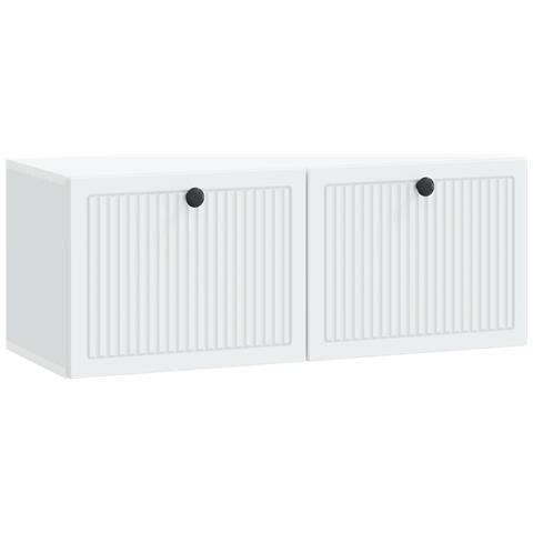 Mobile Porta TV da Muro Bianco 78,5 x 31 x 30 cm - Foto 1