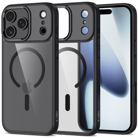 Custodia Per Iphone 17 Pro Max Trasparente Nera Magsafe - Foto 1