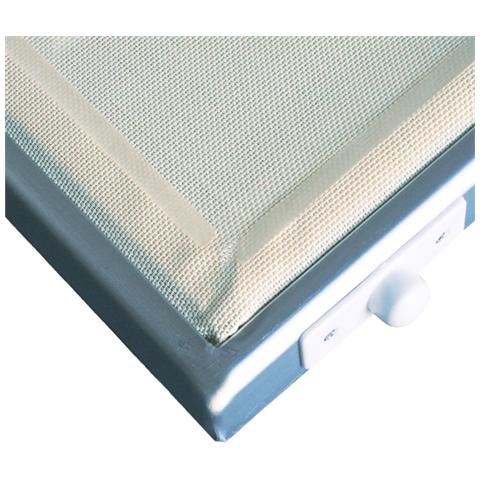 Lettino prendisole da spiaggia e da giardino esterno avorio - Foto 2