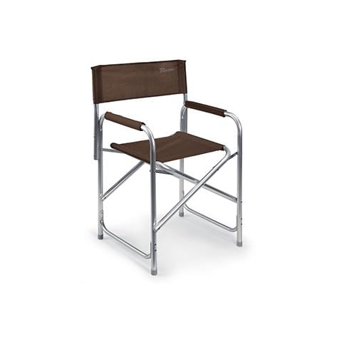 Sedia in Poliestere e Alluminio Colore Marrone - Modello Meeting - Foto 1