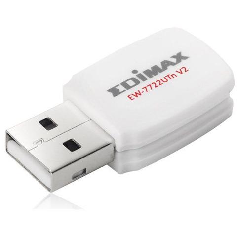 EW-7722UTn V2, Senza fili, USB, WLAN, 300 Mbit / s, IEEE 802.11b, IEEE 802.11g, IEEE 802.11n, 2.4000 - 2.4835 GHz - Foto 2