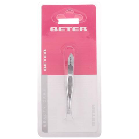 Pinza Depilar Punta Recta Cromada 1 Pz - Foto 1