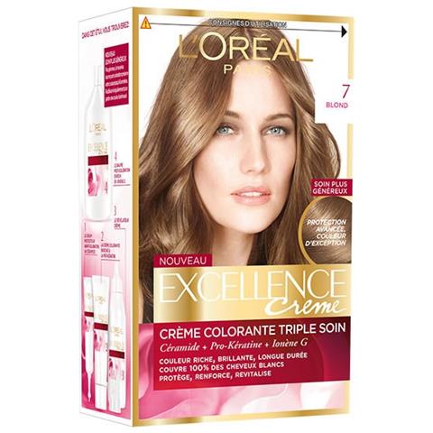 Excellence Creme Tinte 7 Rubio - Foto 2