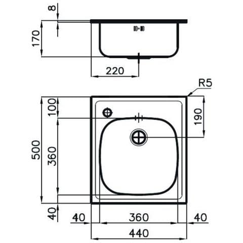 Lavello S1000 44 1v 2 Std - 1144 002 Foster - Foto 4