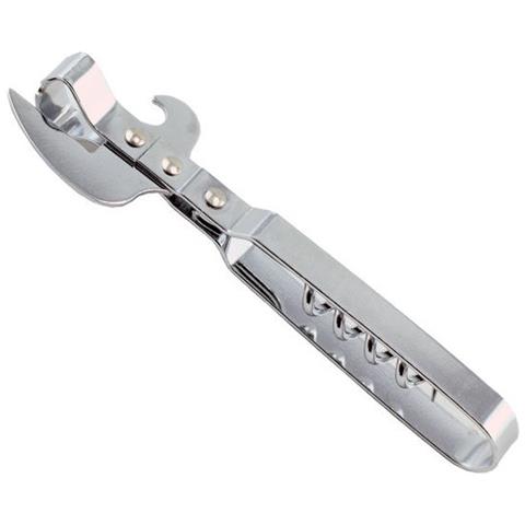 Apriscatole Lattine Bottiglie Con Cavatappi In Acciaio - Foto 1