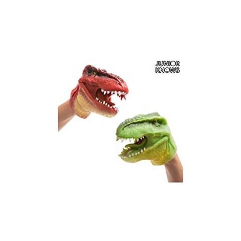 Green Dinosaur Hand Puppet - Foto 2