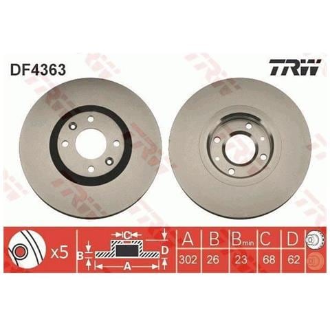 2 Dischi Freno Df4363 - Foto 1