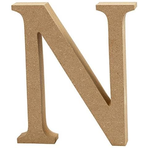 Lettera, Altezza: 8 Cm, Mdf, N, 1 Pezzo. - Foto 1