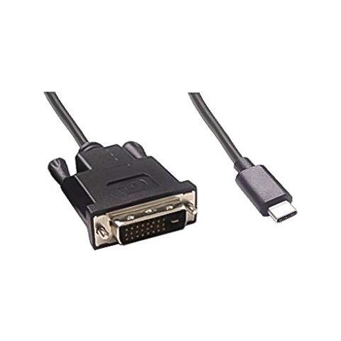 Premiumcord - Cavo Adattatore Da-c Usb 3.1 Tipo C Dvi1,8 Musb Maschio Ha Dvirisoluzione Full Hd 1080p 60hzcolore Nero - Foto 2
