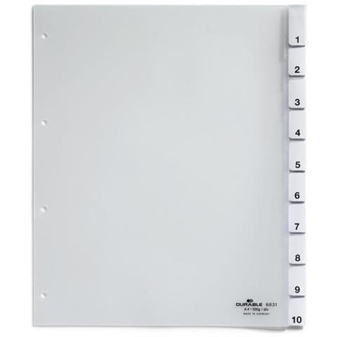 Register 10 Blatt Umschweisst Berbreit Fr Prospekthllen 1 St 683119 - Foto 1