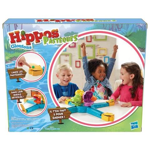 Hippos Gloutons Pasteque - Gioco Da Tavolo Per Bambini - Divertente Gioco Di Velocità - Foto 1