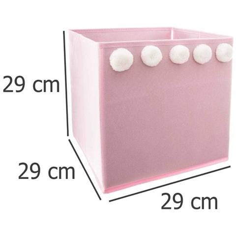 Cestino Portaoggetti 5 Pompon - Rosa - Foto 3