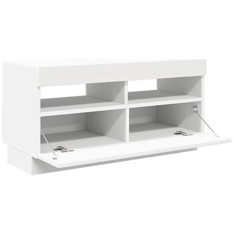 Mobile Porta TV con Luci LED Bianco 80x35x40 cm - Foto 11