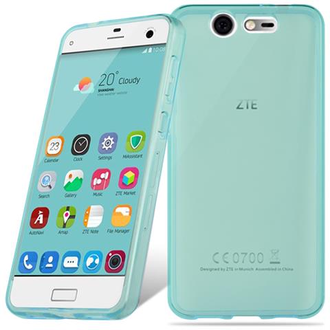 Custodia Compatibile Con Zte Blade S7 In Blu Transparente - Coperchio Protettivo In Silicone Tpu Flessibile - Foto 1