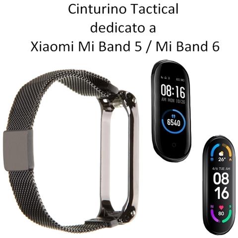 Cinturino 660 Originale Magnetic Steel Per Xiaomi Mi Band 5 - 6 Black - Foto 2