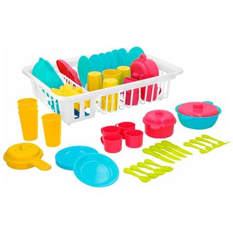 Set Di Accessori Per Bambini Colorbaby Giocattolo Scolapiatti 35 Pezzi (15 Unità) - Foto 4