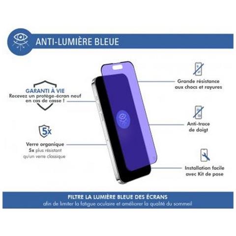 Salvadisplay Per Iphone 15 Pro Max 2.5d Anti Luce Blu, Trasparente - Foto 2