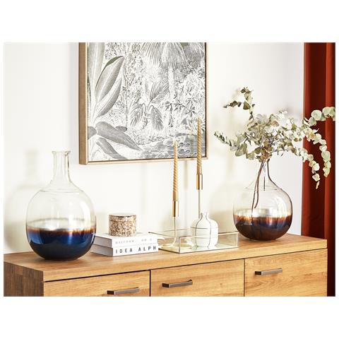 Vetro Vaso Da Fiori 40 Multicolore Razala - Foto 1