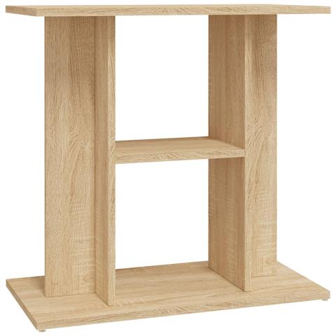 Supporto Acquario 60x30x60cm In Legno Multistrato Rovere Sonoma - Foto 1