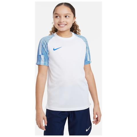 T-Shirt Dri-Fit Academy Dh8369-102 Bambino Taglia L Colore Bianco /Blu - Foto 1