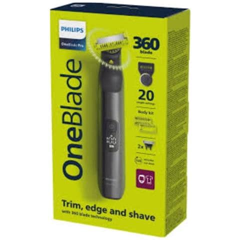 Rasoio QP6552/15 per Viso e Corpo Wet & Dry Display LED Autonomia 120 min Tempo Ricarica 1 Ora - Foto 2