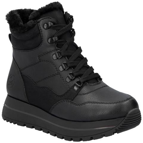 Black Casual Closed Ladies Mid Height Boots Stivaletti Pelle Sintetica Scarpe Donna Nero Eu 37, N4002-00 - Foto 1