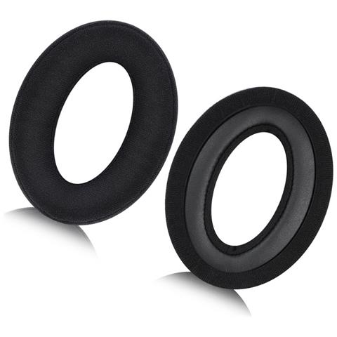 Cuscinetti Auricolari Di Ricambio Per Cuffie Sennheiser - Velluto Nero E Oro - Foto 3