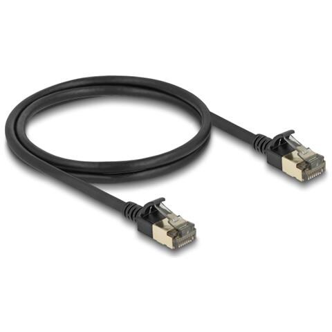 Cavo di rete RJ45 Cat. 8.1 F /FTP Slim Pro 1 m nero - Foto 1