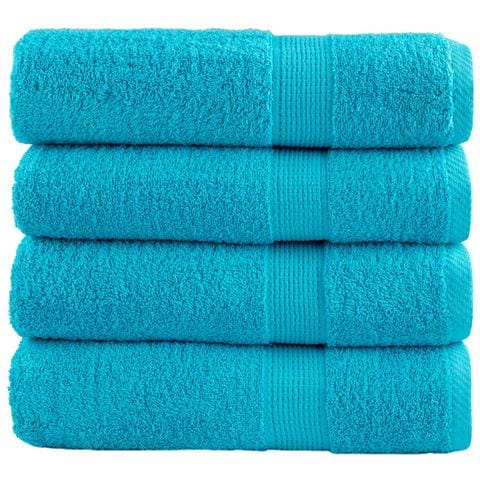 Asciugamani Da Bagno Solund 2 Pz Verdi 100x150 Cm 600 G/m - Foto 1