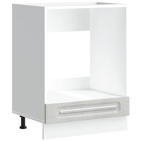 Armadio Per Forno Kalmar Grigio Cemento In Legno Multistrato - Foto 2